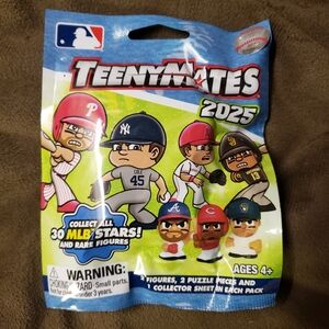 MLB TeenyMates 2025 Collectible Figures - Red, Blue, Black